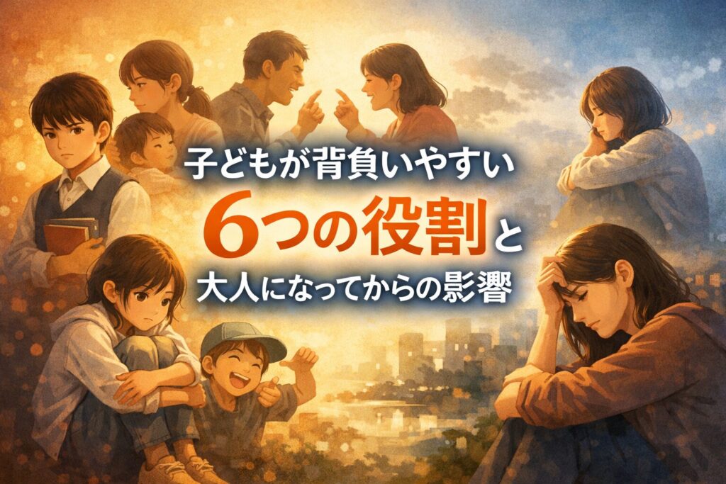 機能不全家族の役割とは？子どもが背負いやすい6つの役割と大人になってからの影響
