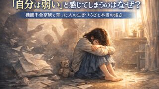 「自分は弱い」と感じてしまうのはなぜ？｜機能不全家族で育った人の生きづらさと本当の強さ