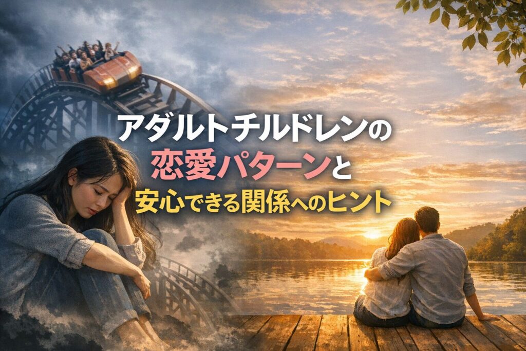 恋愛がジェットコースターみたいに苦しいのはなぜ？｜アダルトチルドレンの恋愛パターンと安心できる関係へのヒント