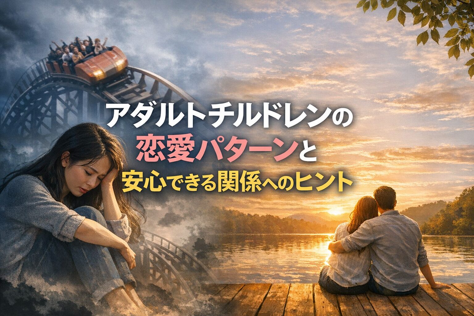 恋愛がジェットコースターみたいに苦しいのはなぜ？｜アダルトチルドレンの恋愛パターンと安心できる関係へのヒント