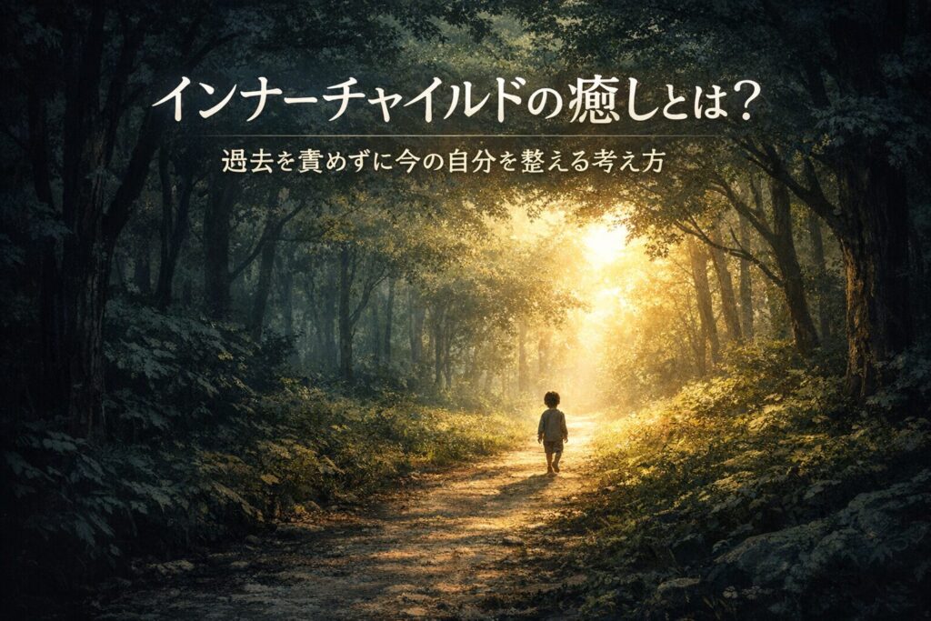 インナーチャイルドの癒しとは?|過去を責めずに今の自分を整える考え方