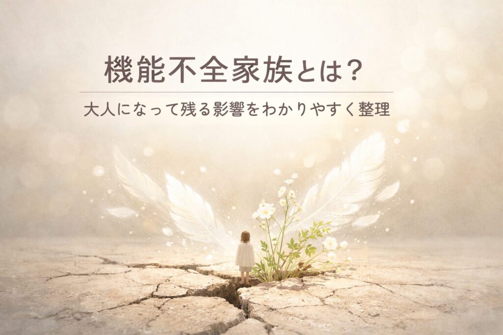 機能不全家族とは？大人になって残る影響をわかりやすく整理